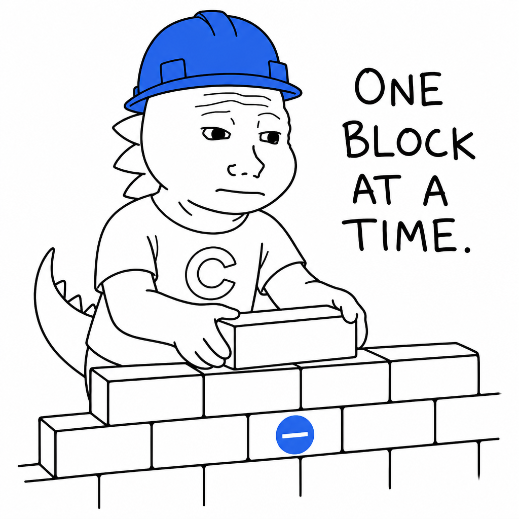 TIMI laying bricks: One Block at a Time